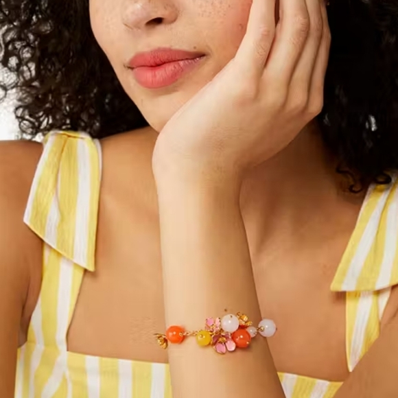 Kate Spade Freshly Picked Bracelet, Pink Multi - Picture 2 of 6